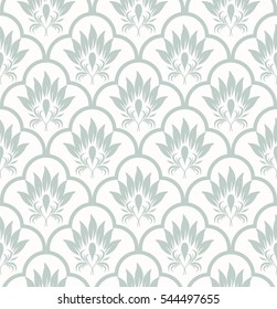 Seamless background  in the style of Damascus. Vintage ornament. Use for wallpaper, printing on the packaging paper, textiles, tile.