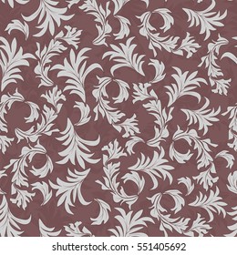 Seamless background in the style of Damascus. Vintage ornament. Use for wallpaper, printing on the packaging paper, textiles.