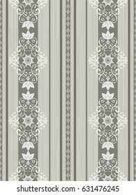 Seamless background in the style of Damascus. Vintage ornament. Use for wallpaper, printing on the packaging paper, textiles, tile.