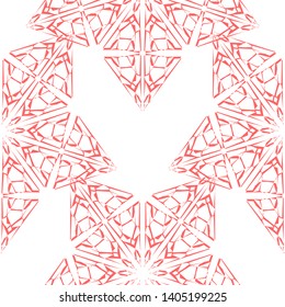Seamless background with stylized star shapes. Decorative element. Lacy ornament. Abstract pattern.