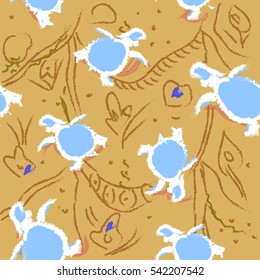 Seamless background suitable for wallpapers, backgrounds,textile, print and page fill