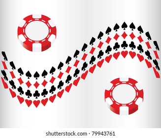 seamless background with suits