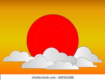 Seamless background with sunset and clouds - Illustration
Season, Summertime, Sunrise - Dawn, Sunset, Wallpaper