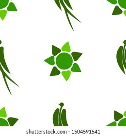 Seamless background, swallow and flower symbol. Day of the protection of nature, ecology. Hand-drawn, cartoon flat style. Minimal, creative concept. Design for wrapping paper, fabric, wallpaper. 