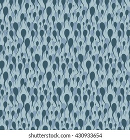 Seamless background with tadpoles. 