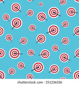 Seamless background with targets for your design