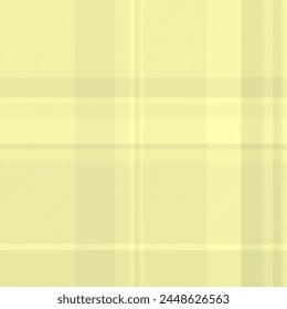 Seamless background tartan of textile check fabric with a texture plaid pattern vector in yellow and light colors.