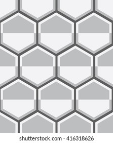 Seamless background template made from hexagons