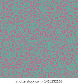 Seamless background with texture of cheetah, jaguar, lynx, leopard, Africa. Texture of animal wild savanna. Imitation of color wild cats. Abstraction of animal skin. For textiles, design, scrapbooking