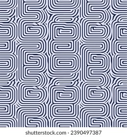 Seamless background or texture in neutral colors, modern style, resembles a labyrinth, great as a wallpaper, textile design, cyber futuristic motives