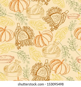 seamless background - Thanksgiving