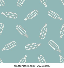 seamless background: thermometer