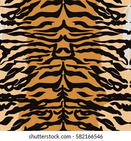 Seamless background with tiger skin