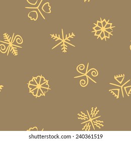 seamless background with Traditional Ukrainian Easter egg ornaments