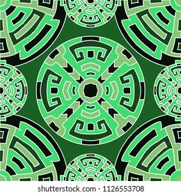 Seamless  background. Trendy colorful background with north american motifs for print or paper. Seamless color background with ethnic motifs for your design. Vector texture.