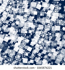 Seamless background. Trendy background with different colors squares for paper or print. Halftone Seamless Background with Color Elements for your Design. Vector Texture.