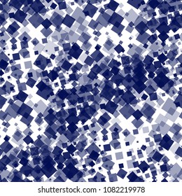 Seamless background. Trendy background with different colors squares for card or flyer. Halftone Seamless Background with Color Elements for your Design. Vector Texture.