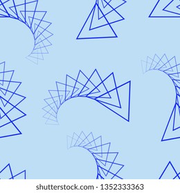 Seamless background. Triangles. Modern pattern. Vector graphics
