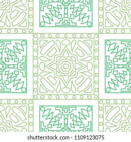 Seamless background.  Tribal colorful vector background for wallpaper or cloth design. Abstract geometrical ethnic ornament with northern motifs. Vector texture.