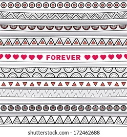 Seamless background for valentine day.