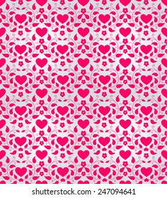 Seamless background for Valentine's day