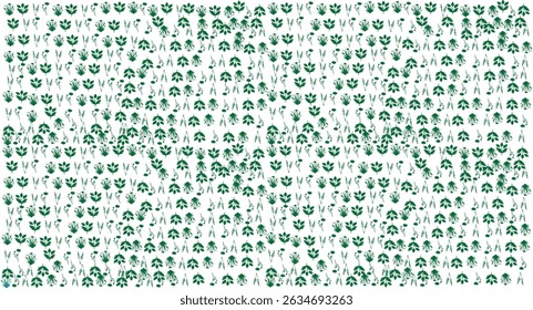 Um fundo perfeito com vários rostos de estilo emoji bonitos em tons verdes. Ótimo para fundos, itens infantis, embalagem e papéis de parede digitais