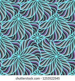 seamless background vector color circles. composition of geometric shapes. bright fashionable colors, blue,