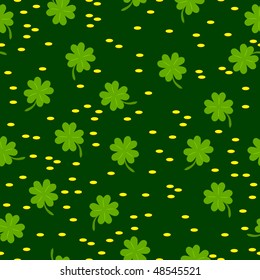 Patrick?s seamless background. Vector illustration