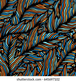 Seamless background. Vector illustration with floral pattern.