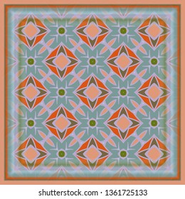 Seamless background .Vector illustration. Seamless pattern for design of carpet, shawl, pillow, textile, wrapping paper, ceramic tiles 