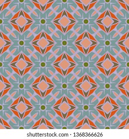 Seamless background .Vector illustration. Seamless pattern for design of carpet, shawl, pillow, textile, wrapping paper, ceramic tiles 