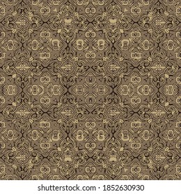 Seamless background .Vector illustration. Use this pattern in the design of carpet, shawl, pillow, textile, ceramic tiles. 