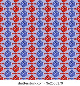 seamless background vector illustration of Valentine's Day. Abstract shape, heart
