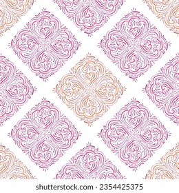 Seamless background. Vector texture with abstract ornaments. 