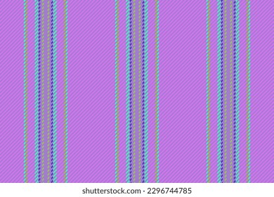 Seamless background vertical. Pattern lines vector. Fabric textile stripe texture in violet color.