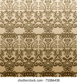 seamless background vintage vector antique Pattern