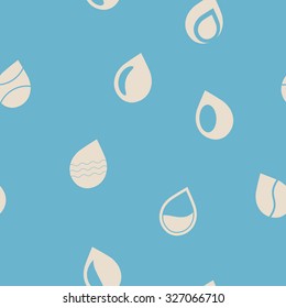 seamless background with water drops for your design