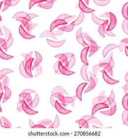 Seamless background with watercolor elements, vector. 