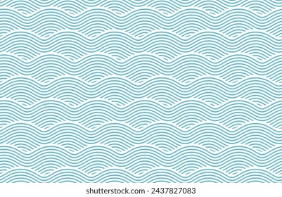 Seamless background with wave pattern