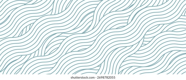 Seamless background with wave pattern