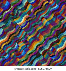Seamless background. Wavy abstract diagonal pattern in a lowpoly style.