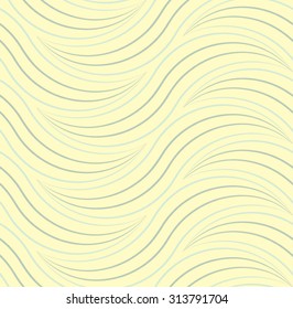 Seamless Background with Wavy Lines