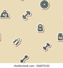 seamless background with weight for your design