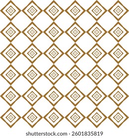 Seamless background White and gold ornament. Abstract Seamless geometric pattern with squares stripes lines. EPS vector illustration