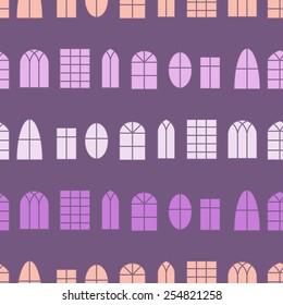 Seamless background with windows