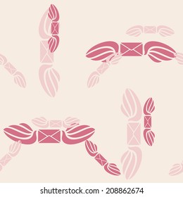 seamless background, wing