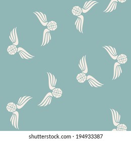 seamless background, wing, feather, angel, brain