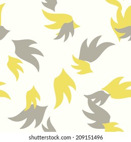 seamless background: wing, feather, angel