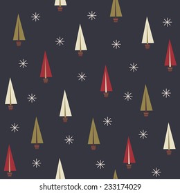 Seamless background for winter and christmas theme. Vector illustration. 