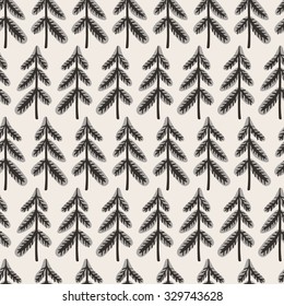 Seamless background for winter and christmas theme. Vector illustration.